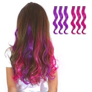 Magic Pink Hair Extensions